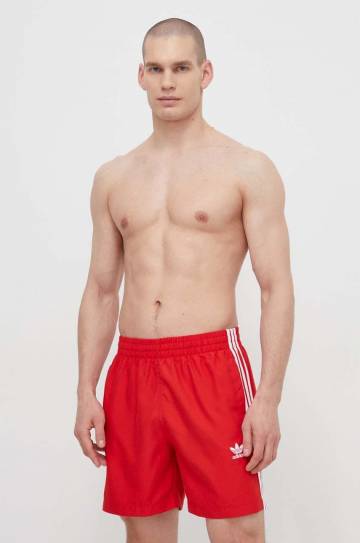 Купальные шорты adidas Originals цвет красный Купальные шорты adidas Originals цвет красный
