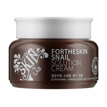 Крем для лица Fortheskin Snail Solution Cream с муцином улитки, 100 мл Крем для лица Fortheskin Snail Solution Cream с муцином улитки, 100 мл