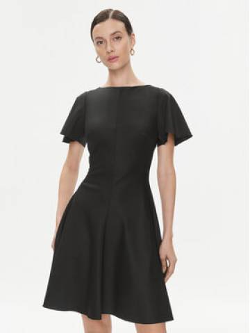 Trussardi Повсякденна сукня 56D00771 Чорний Regular Fit Trussardi Повсякденна сукня 56D00771 Чорний Regular Fit