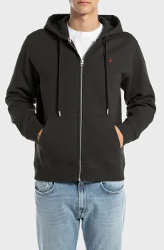 Мужское черное худи Черный S Replay M3107 .000.23736P