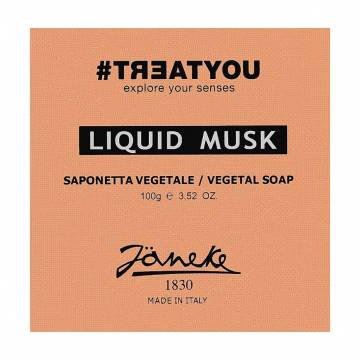 Уценка! Твердое мыло Janeke Treatyou Liquid Musk Vegetal Soap, 100 г