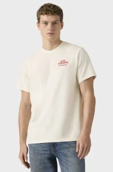 Мужская бежевая футболка Бежевый XL Levi’s® 16143;2372