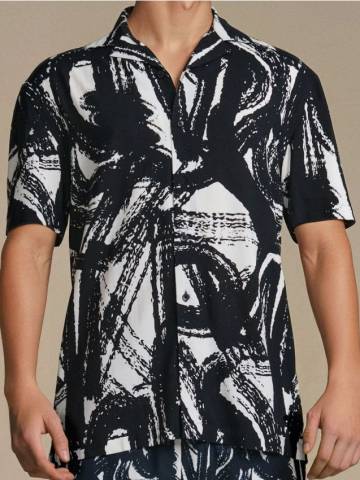 Віскозна сорочка - чорний