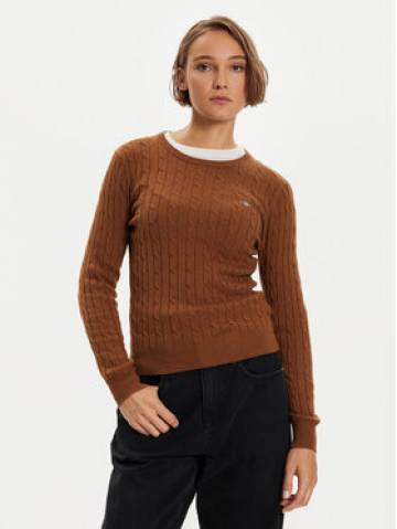 Gant Светр 4800100 Коричневий Slim Fit Gant Светр 4800100 Коричневий Slim Fit