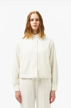 Женская белая рубашка Белый 40 Lacoste CF050570V