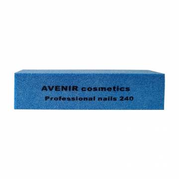 Баф Avenir Cosmetics Professional 240/240 грит синий Баф Avenir Cosmetics Professional 240/240 грит синий