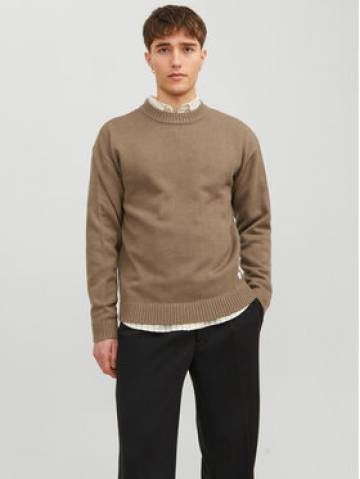 Jack&Jones Светр 12236774 Коричневий Regular Fit Jack&Jones Светр 12236774 Коричневий Regular Fit