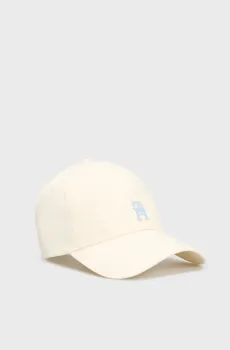 Мужская белая кепка TH IMD COLOR 6 PANEL CAP Белый ONESIZE Tommy Hilfiger AM0AM13542