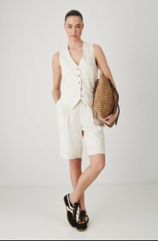 Шорты с примесью льна Medicine