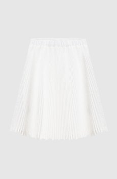 Белая юбка из кружева