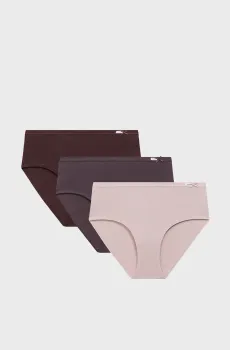 Женские трусики (3 шт) Разноцветный S Atlantic 3CLP-004