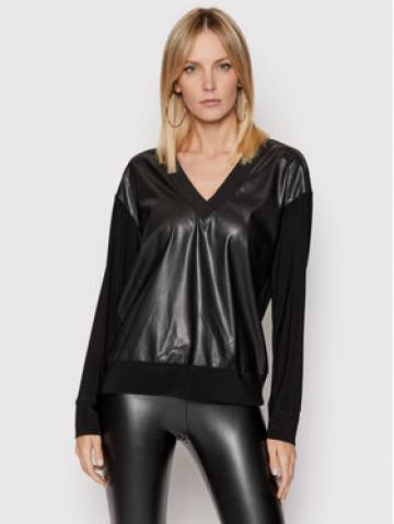 DKNY Блузка P1RHZC90 Чорний Regular Fit DKNY Блузка P1RHZC90 Чорний Regular Fit