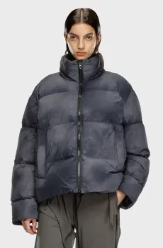 Женский темно-серый пуховик W-RAVEEL-FEM GIACCA Серый 40 Diesel A14659 0CBCS