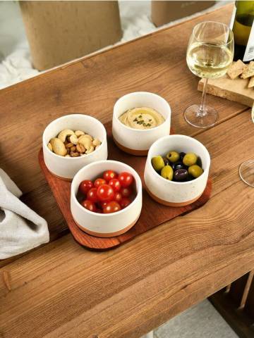 Таця сервірувальна - білий