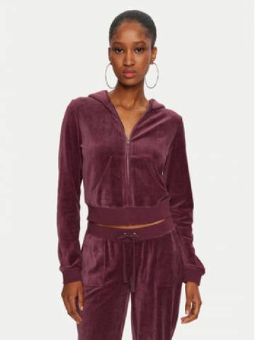 Juicy Couture Світшот Robyn JCSEBJ007 Бордовий Slim Fit Juicy Couture Світшот Robyn JCSEBJ007 Бордовий Slim Fit
