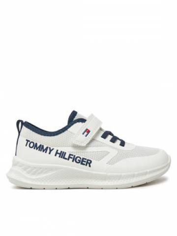Tommy Hilfiger Снікерcи Low Cut Lace-Up/Velcro Sneaker T1B9-33868-1756 S Білий Tommy Hilfiger Снікерcи Low Cut Lace-Up/Velcro Sneaker T1B9-33868-1756 S Білий