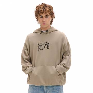 Cropp - Худі з принтом One Piece - бежевий Cropp - Худі з принтом One Piece - бежевий