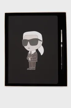 Женский набор аксессуаров (блокнот, ручка) K IKONIK 2.0 NB AND PEN SET Черный ONESIZE Karl Lagerfeld 245W4003