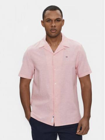 Tommy Jeans Сорочка Camp DM0DM18963 Рожевий Regular Fit Tommy Jeans Сорочка Camp DM0DM18963 Рожевий Regular Fit