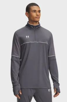 Мужская серая спортивная кофта UA M Challenger Training QZ Серый XXL Under Armour 6004043-025