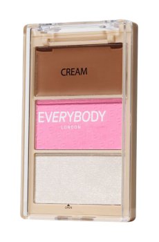 Палетка для контуринга лица Everybody London Trio Face Palette, Blush Me Baby, 8.6 г