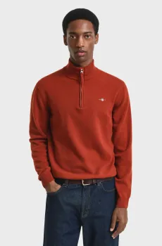 Свитер/SUPERFINE LAMBSWOOL HALF ZIP Красный L Gant 87213
