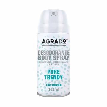 Дезодорант-спрей Agrado Pure Trendy Deodorant Body Spray женский, 150 мл Дезодорант-спрей Agrado Pure Trendy Deodorant Body Spray женский, 150 мл