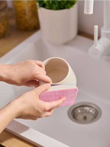 Губка для посуду - різнобарвний