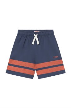 Детские хлопковые шорты Tinycottons STRIPES LOGO SHORT