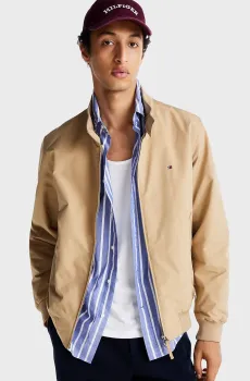 Мужская бежевая куртка HARRINGTON JACKET Бежевый XL Tommy Hilfiger MW0MW37647