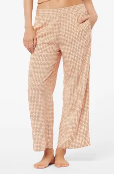 Женские бежевые брюки с узором 7/8 ATESA Бежевый XS Etam 6539383