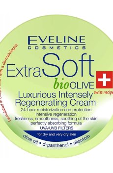Интенсивно восстанавливающий крем для тела Eveline Cosmetics Extra Soft Bio Оливки, 200 мл