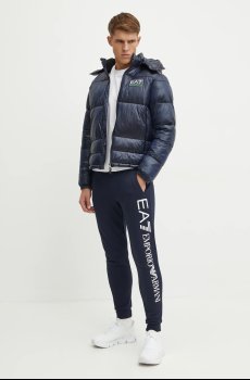 Хлопковая футболка EA7 Emporio Armani