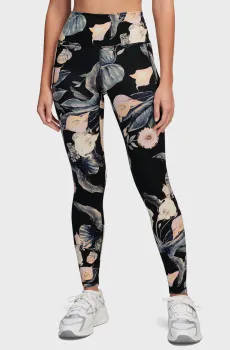Женские черные тайтсы с узором Meridian Print Legging Черный S Under Armour 1383603-003