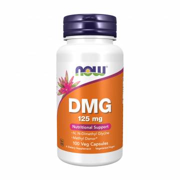 Диметилглицин NOW foods DMG 125 мг, 100 капсул Диметилглицин NOW foods DMG 125 мг, 100 капсул