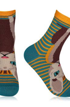 Женские носки AmiGA кот сфинкс, размер 23-25