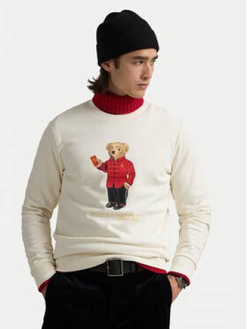 Polo Ralph Lauren Світшот 710961598001 Écru Regular Fit Polo Ralph Lauren Світшот 710961598001 Écru Regular Fit
