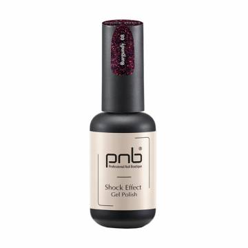 Гель-лак для ногтей PNB Shock Effect Gel Polish 08 Burgundy, 8 мл Гель-лак для ногтей PNB Shock Effect Gel Polish 08 Burgundy, 8 мл