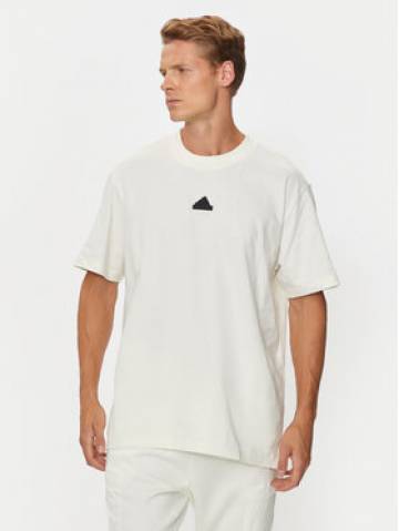 adidas Футболка Brand Love IX1321 Білий Loose Fit adidas Футболка Brand Love IX1321 Білий Loose Fit