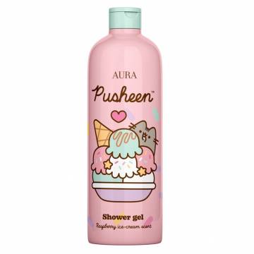 Гель для душу Pusheen з ароматом малинового морозива 500 мл (124029) Гель для душу Pusheen з ароматом малинового морозива 500 мл (124029)