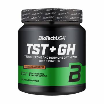 Бустер тeстoстepона BioTech USA TST+GH Апельсин, в порошке, 300 г
