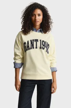 Женский желтый свитшот GRAPHIC Желтый XS Gant 4201382