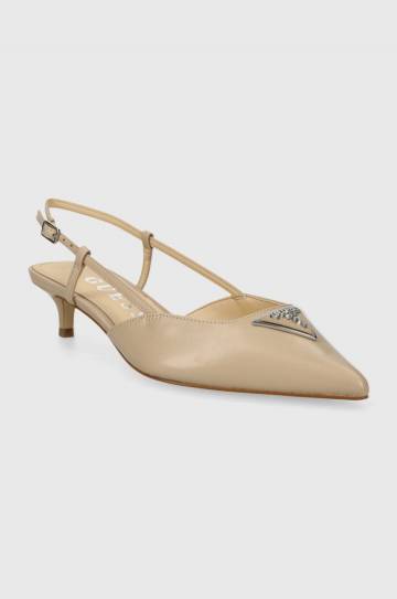 Кожаные туфли Guess JESSON цвет бежевый FLPJES LEA05 Кожаные туфли Guess JESSON цвет бежевый FLPJES LEA05