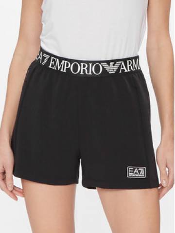 EA7 Emporio Armani Спортивні шорти 3DTS63 TJKWZ 1200 Чорний Regular Fit EA7 Emporio Armani Спортивні шорти 3DTS63 TJKWZ 1200 Чорний Regular Fit
