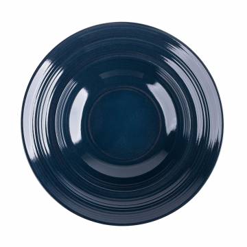 Тарелка глубокая Krauff Lucerne Black & Blue круглая, 21.2 см (24-320-005)