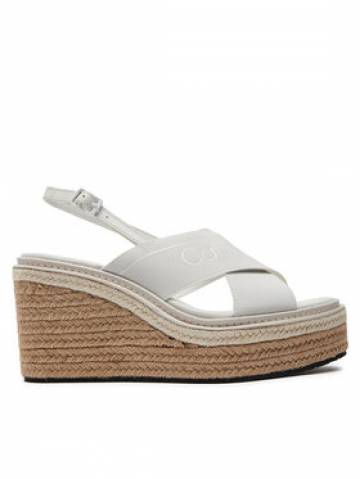 Calvin Klein Еспадрильї Wedge Sandal 50 He HW0HW01965 Білий Calvin Klein Еспадрильї Wedge Sandal 50 He HW0HW01965 Білий