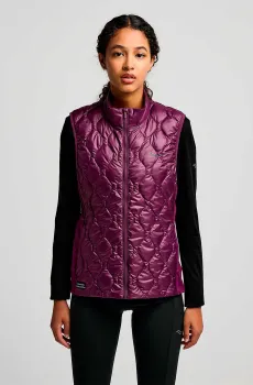Женский фиолетовый жилет HURRICANE INSULATED VEST Фиолетовый M Saucony SAW800522-EG
