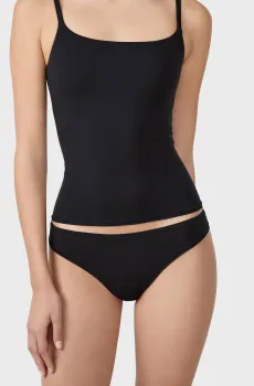 Женские черные трусики-танга PURE SOFT Черный M Etam 6554857