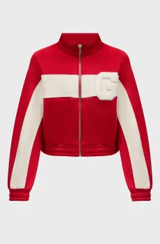 Женская красная спортивная кофта G-BADGE ZIP TRACKSUIT Красный S Gant 4200491