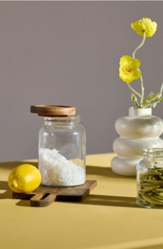 Банка для їжі з кришкою - clear